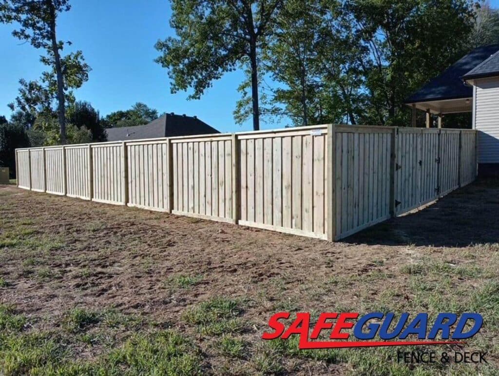 Wood Fence Installation In Nashville SafeGuard Fence and Deck